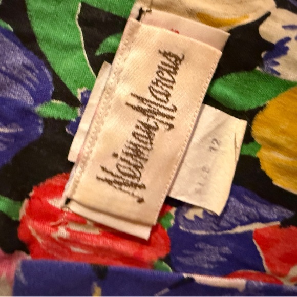 Neiman Marcus vintage 80s floral retro dress - Picture 5 of 5